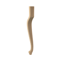 Pieds de table d'extérieur en bois massif sculpté traditionnel, design moderne, robustes, pour chambre, appartement, salle à manger, console, salon