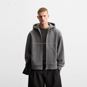 Sweats à capuche et sweat-shirts teints unis pour hommes Sweat-shirt d'hiver brodé avec impression numérique à capuche - Product Image 1