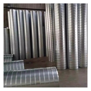 Thép mạ kẽm xoắn ốc ống dẫn khí thép không gỉ xoắn ốc ống kim loại thông gió Kích thước ống có thể được tùy chỉnh - Product Image 3