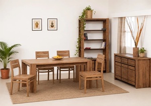 Wholesale Mid <b>Modern</b> Solid Wood Home Furniture Extendable Floating Wall Mount Backless Bookshelf 5 <b>Shelves</b> Open Display Cabinet - Product Image 3