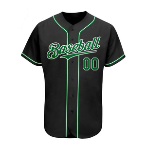 Maillot de baseball imprimé pour adultes, très demandé, haute qualité, respirant, tissu 100% polyester, couleur personnalisée - Product Image 3