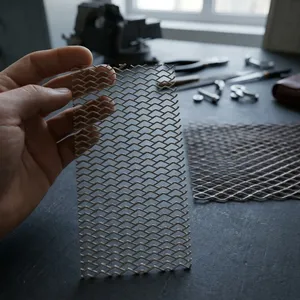 Heavy Gauge Galvanized Expanded Metal <b>Mesh</b> for Walkways Platforms and Protective Guards OEM Galvanized Expanded Metal <b>Mesh</b> Sheet - Product Image 1