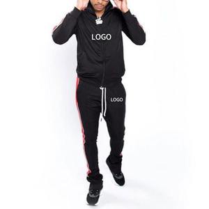 Survêtements empilés de conception personnalisée de qualité supérieure sweat à capuche avec fermeture éclair pantalons de survêtement évasés ensembles de grande taille sueur empilée de couleur personnalisée - Product Image 6