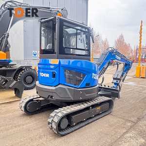 Escavadeira Mini Hidráulica TCE40 de 4 Toneladas da Marca Chinesa TDER com Controles Piloto e Motor Kubota - Product Image 4