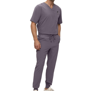 High Quality Medical Nursing Men <b>Scrubs</b> <b>Sets</b> Top Seller Breathable Comfortable Men <b>Scrubs</b> <b>Set</b> In Bulk Quantity - Product Image 1