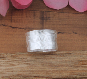 925 <b>Silver</b> Plated Classic Cluster Thumb Band <b>Ring</b> Trendy <b>Adjustable</b> Unisex <b>Ring</b> for Party Wedding Bezel Setting Factory Direct - Product Image 5