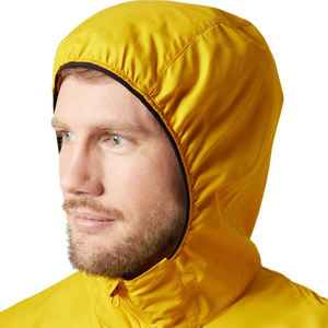 Chaqueta Cortavientos con Capucha para Hombre, Amarilla, de Alta Calidad, Impermeable, Ligera, Deportiva, Transpirable, con Rayas, Informal - Product Image 4