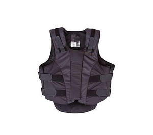 Chaleco de Seguridad Unisex para Montar a Caballo, Transpirable, de Neopreno, con Cierre de Cremallera, Color Negro Sólido, Equipo de Protección Ecuestre - Product Image 1