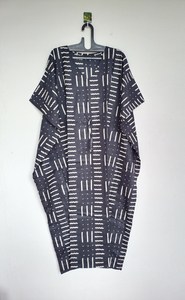 Vestido Kaftán de Algodón Hecho a Mano en India, Ligero, Estilo Kimono, para Playa - Product Image 6