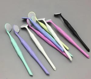 Espejos bucales dentales de doble cara, autoclavables, reflectores de examen de superficie frontal premium, espejo oral, instrumento de odontología, color - Product Image 6