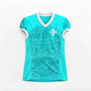 Nouveau maillot de football américain pour homme en 100 % polyester, col en V, impression par transfert thermique par RIVIAN ATLANTIC - Product Image 2