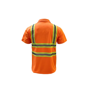 เสื้อโปโลแขนสั้นสะท้อนแสงสำหรับฤดูร้อน ขายดีที่สุด น้ำหนักเบา กันลม เหมาะสำหรับงานก่อสร้าง สำหรับผู้ชาย - Product Image 3