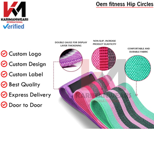 Fitness Hip Circle Resistance <b>Band</b> Men Women Gym Glute Activation <b>Workout</b> Training OEM Supplier - Product Image 4