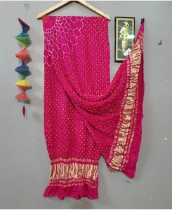 Premium Quality Gajji Silk Bandhani Dupatta with Traditional Pattern - Product Image 4
