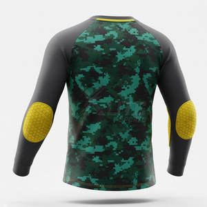 Camiseta de Portero de Fútbol de Manga Larga, Tejido Transpirable, Ropa Deportiva para Hombres Adultos, Tallas Grandes, Clubes, Academias, Equipos Deportivos - Product Image 4