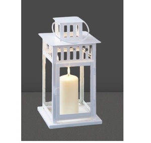 Best Selling Modern Looking Stainless Steel And Glass <b>Lantern</b> In Shiny <b>Black</b> Finished Centerpiece For Home Decoration - Product Image 3