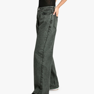 OEM Manufacturer of Denim Jeans Pant for Women Custom Made Logo and Design High Quality Women's Denim Jeans Pants - Product Image 4