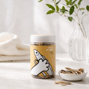 Friandises coréennes lyophilisées pour chats, friandises coréennes ODM pour chats, friandises coréennes pour animaux de compagnie à base de poisson-hairtail, friandises OEM pour chats à base de poisson-hairtail, aliments coréens OEM pour animaux de compagnie - Product Image 6