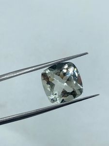 Natural High Quality Green Amethyst Gemstone Loose Stone 7.19Carat 12MM Green <b>Colour</b> Jewelry Making - Product Image 1