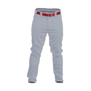 <b>Baseball</b> Pants Full Length Semi Relaxed Fit Youth Sizes Solid Color Athletic Performance Uniform Bottoms Durable Comfortable - Product Image 4
