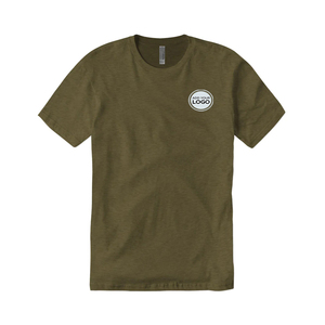 Wholesale Bulk Premium High Neck 100% Cotton Slim Fit Breathable 240gsm Combed Cotton Plain Color Streetwear Tee - Product Image 3