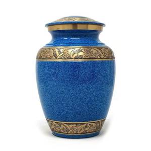 New Arrival Chestnut Decorative Metal Burial <b>Ashes</b> Urn Wide Band Memorial <b>Keepsake</b> <b>for</b> Cremation Funeral Supplies - Product Image 6