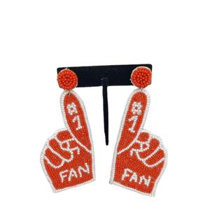 Meilleures ventes en Inde, boucles d'oreilles brodées de perles de graines, faites à la main, en coton et lin, légères, forme ovale, entièrement personnalisables - Product Image 1