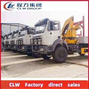 Grue montée sur camion Beiben CLW 10 tonnes 4x2, flèche 6 tonnes à 5 sections, moteur Weichai, Huade, hauteur de levage 25m, moment de charge élevé - Product Image 3