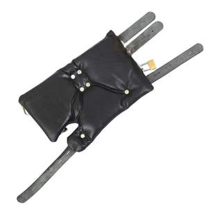 Leather <b>Bed</b> Restraints Set Adjustable Straps with Locking Metal Clips - Product Image 5