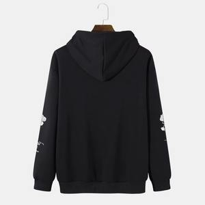 Sudadera con Capucha Unisex Personalizada con Logotipo, de Forro Polar Grueso, Lavado Ácido, Transpirable, Resistente al Viento, con Patrón 3D y Técnicas de Bordado en Relieve - Product Image 2