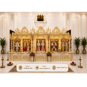 Super Large Size Hindu Mandir for Community Centers Temple Hindu Temple for Community UK Center Large Wooden Mandir Manufacturer - Product Image 1