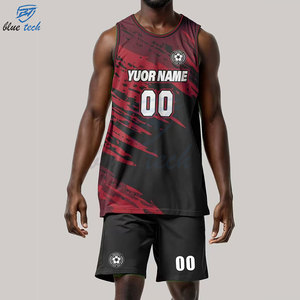 Custom Printed Summer Basketball Jersey Set Mens Sublimated Uniform Shorts Breathable Quick Dry Polyester/Cotton Sportswear OEM - Product Image 1