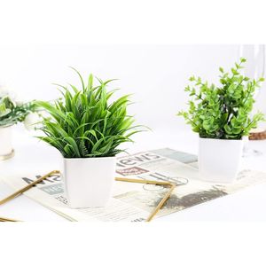 2 Pack Small Artificial Potted Plants Fake Plants for Table Desk Home Bathroom Office Decor - Product Image 3