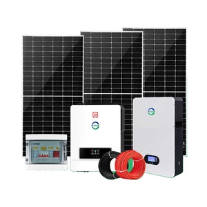 Chất lượng cao 5KW & 10KW nhà hàng ngày năng lượng Hệ thống lưu trữ Tấm pin mặt trời với MPPT điều khiển Lithium Ion Inverter pin bao gồm - Product Image 1