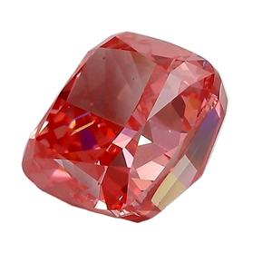 Diamant de laboratoire fantaisie taille coussin, couleur vive, 2,6 carats, certifié IGI, couleur E, percé au laser - Product Image 3