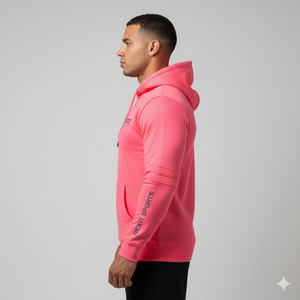 Ventes en gros de sweats à capuche de luxe de haute qualité, personnalisés, en coton mélangé lourd, à épaules tombantes, pour hommes - Product Image 6