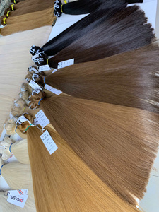 Extensiones de Cabello Virgen Vietnamita Súper Doblemente Tramado, Ondulado y Liso, Precio de Fábrica # PLA01 # 8 # Cabello de Alta Calidad - Product Image 2