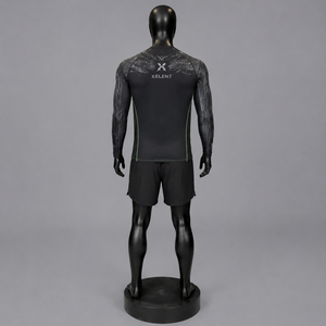 Maillot de compression anti-UV respirant UPF50+ à manches longues pour homme en polyester élasthanne pour entraînement BJJ No-Gi MMA avec étiquette personnalisée - Product Image 2
