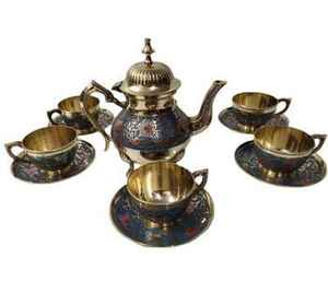 Cafetière turque en cuivre, en laiton, faite à la main, petite, style ottoman, bouilloire à café traditionnelle authentique pour la maison - Product Image 4