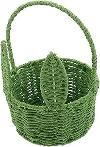 Handmade Woven <b>Bunny</b> <b>Easter</b> <b>Basket</b> for Egg Hunt Party Natural Rattan Fruit <b>Basket</b> for Boys and Girls Picnic - Product Image 1