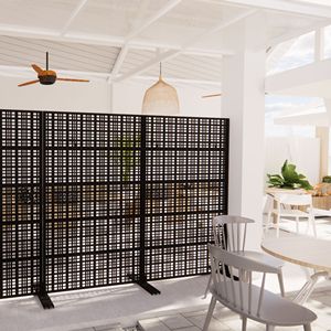Schermo Divisorio in Metallo da 183 cm (A) x 110 cm (L) con Taglio Laser, per Interni/Esterni, Elegante e Decorativo - Product Image 6