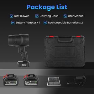 Mini Soffiatore per Foglie Senza Fili 130000RPM a Batteria con 2 Batterie da 3Ah per Soffiare Foglie, Neve, Polvere e Acqua - Product Image 3