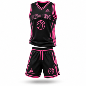 Ensemble d'uniformes de basketball personnalisés, maillot sans manches et short respirants pour l'entraînement, les tournois et les matchs - Product Image 1