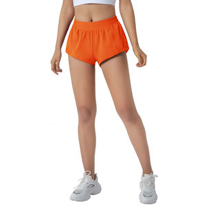 Shorts d'été pour femmes de haute qualité, taille élastique personnalisée, respirants, séchage rapide, en coton doux, best-seller, taille haute, sans couture, motif floral - Product Image 1