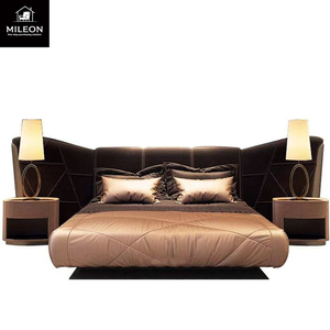 High <strong>End</strong> Master Bedroom Furniture Contemporary Double Leather <strong>Bed</strong> Upholstered Headboard <strong>Bed</strong> Sets Luxury king Size Soft <strong>Bed</strong> - Product Image 6
