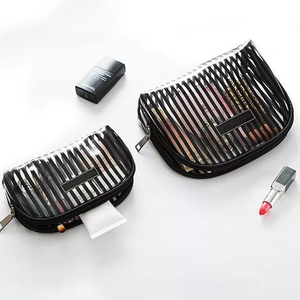 Lightweight <b>Makeup</b> Pouch Zipper Closure High Quality Custom Logo Custom Colors Letter Pattern Fashion Cosmetic Bag - Product Image 4