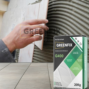 Adhesivo para Azulejos de Cerámica GREENFIX Factory, 20 kg, Excelente Adhesión, Estándar C1T, Cemento Flexible para Uso en Construcción - Product Image 5