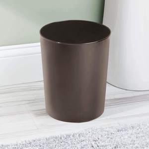 Poubelle en métal moderne, poubelle ronde minimaliste pour salle de bain, chambre à coucher, bureau, usage domestique - Product Image 6