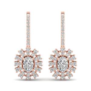 Boucles d'oreilles Huggie REYES en or massif 14 carats de haute qualité avec diamants HPHT CVD de 1,6 carat cultivés en laboratoire pour femmes, bijoux fins pour mariage - Product Image 2