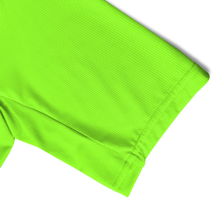 Women's <b>Neon</b> <b>Green</b> Short Sleeve Cycling Jersey Quick Dry Polyester <b>Top</b> for Adults Riding Custom Wholesale Cycling Jersey - Product Image 5